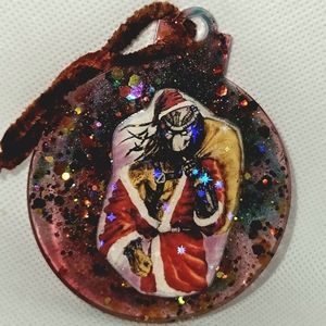 Santa Predator Holographic Ornament